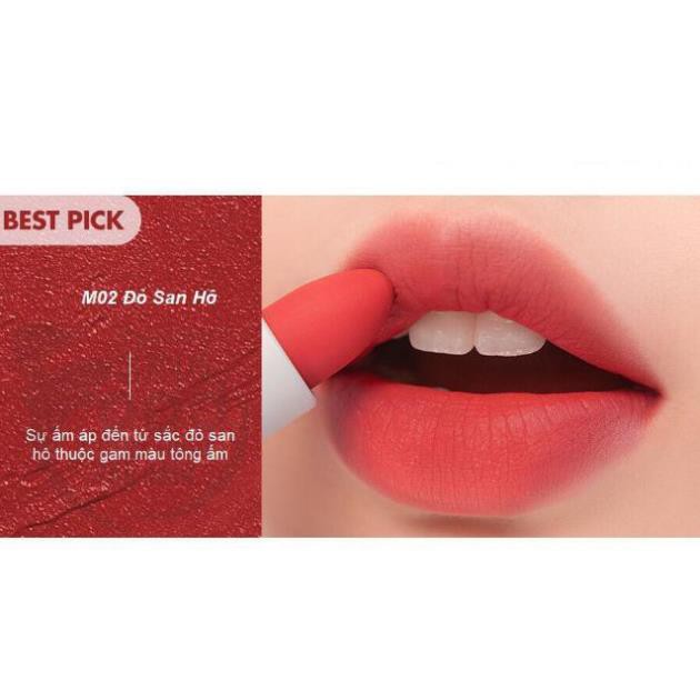 ✅ (HÀNG CHUẨN AUTHENTIC) Son Thỏi Lì, Lâu Trôi , Lên Màu Chuẩn Romand Zero Layer Lipstick 3.8g