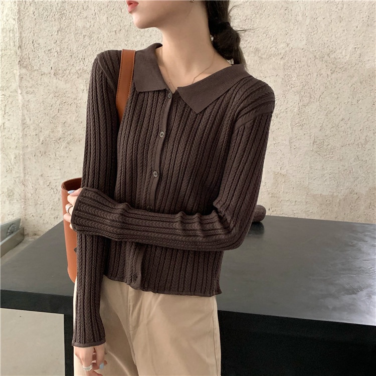  Áo Cardigan Dệt Kim Tay Dài Thiết Kế Đơn Giản Cho Nữ | BigBuy360 - bigbuy360.vn