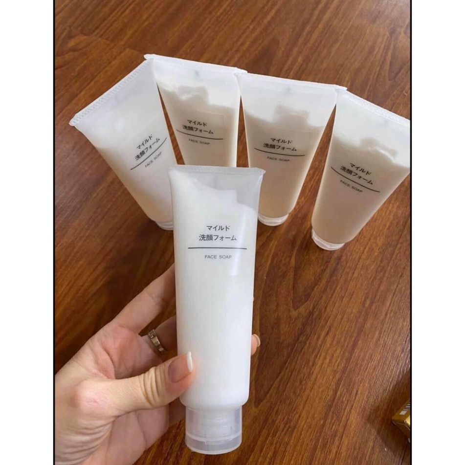 Sữa rửa mặt Muji Face Soap 120g nội địa Nhật