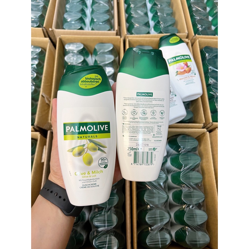 Sữa tắm Đức, sữa tắm Palmolive các loại các mùi hương tự nhiên chai 250ml