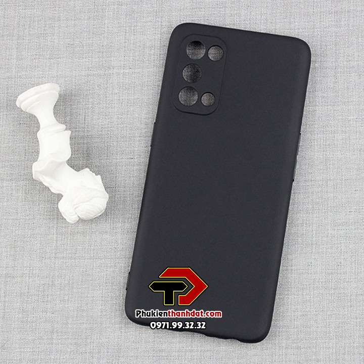Ốp lưng OPPO Reno6 Z 5G, Reno5 5G dẻo màu đen bảo vệ camera sau, chống vân tay