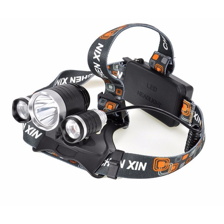 Đèn pin đội đầu 3 đèn Led siêu sáng