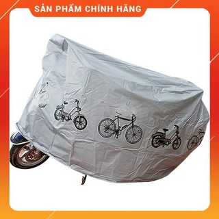 Bạt Phủ Xe Máy Đa Năng, Áo Trùm Xe Máy,  Xe Đạp, Tấm TRùm Xe Máy Vải Dù