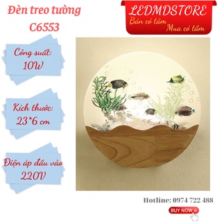 Đèn gắn tường trang trí C6553 decor phòng khách, phòng ngủ, hành lang, cầu thang, LED trang trí bảo hành 12 tháng
