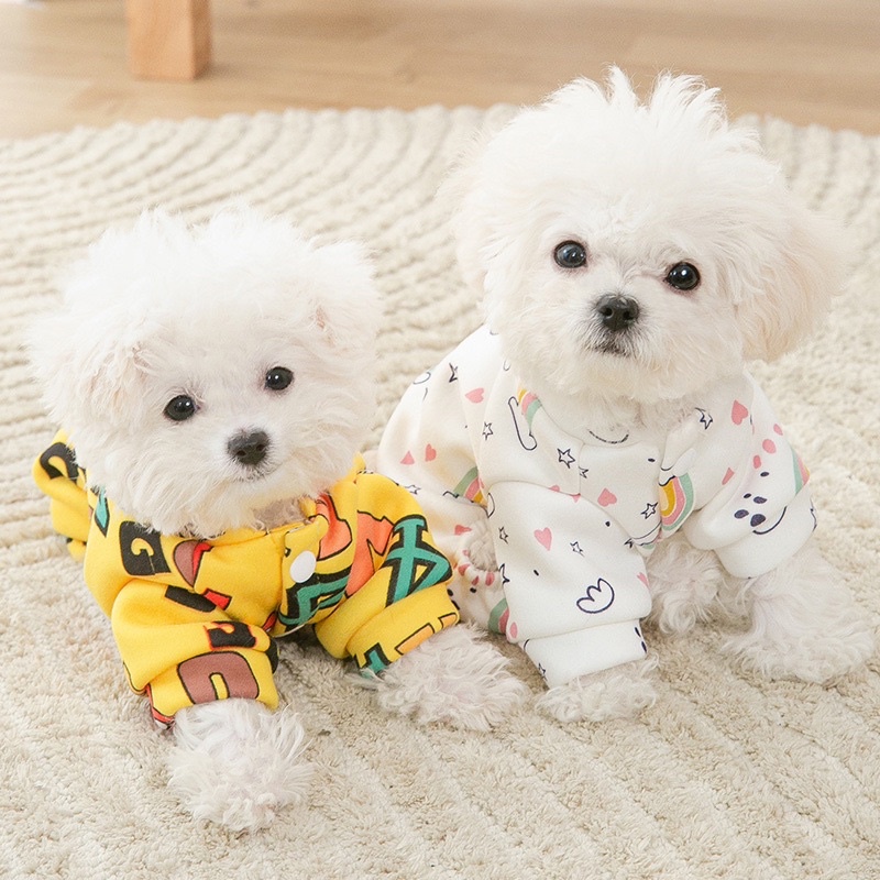 Bộ body bốn chân lót bông cao cấp cực ấm cho thú cưng 🐶🐱