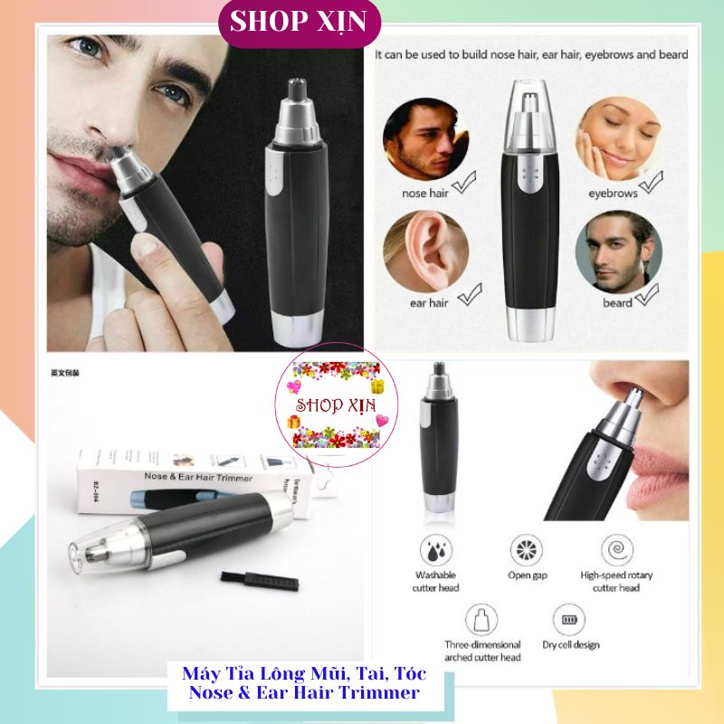 Máy tỉa lông mũi, lông mày, lỗ tai, tóc Nose & Ear Hair Trimmer
