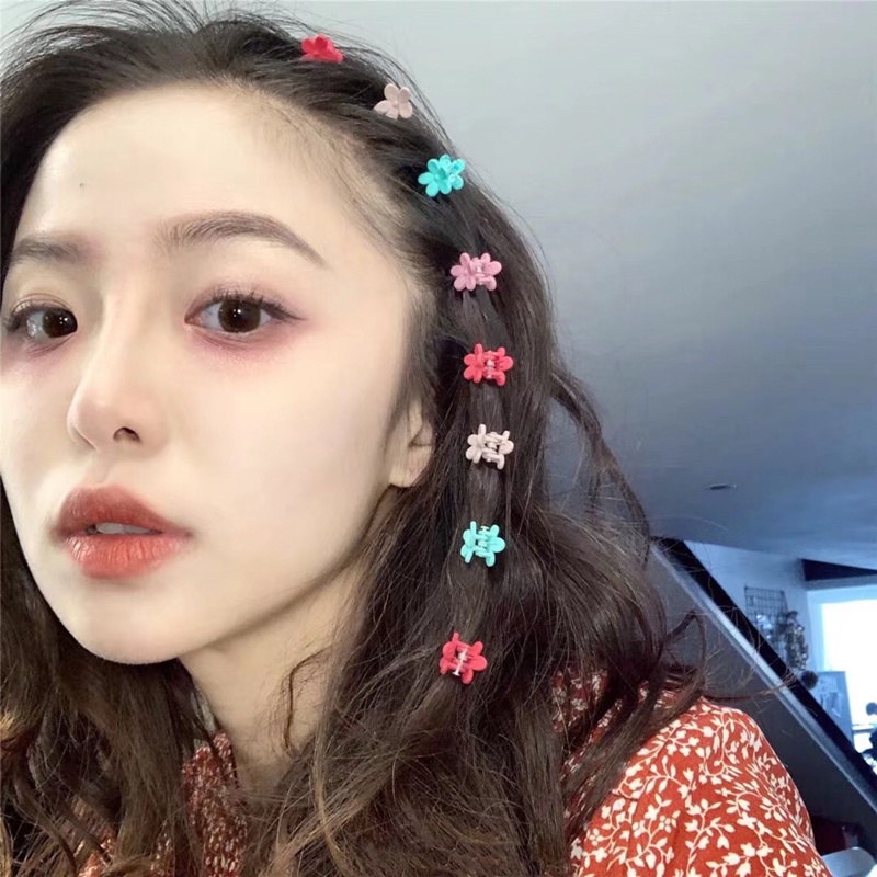 Kẹp tóc hình bông hoa nhỏ phong cách Hàn Quốc B147