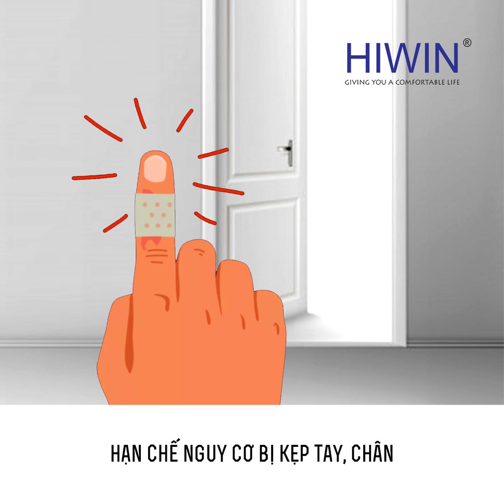 Chặn cửa nam châm thiết kế nhỏ gọn chất liệu inox 304 Hiwin Y-9005