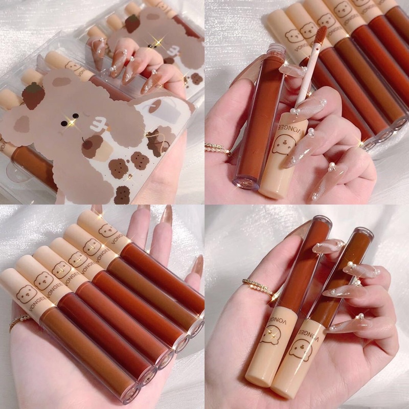 Set 4 cây son gấu Vongee nội địa Trung