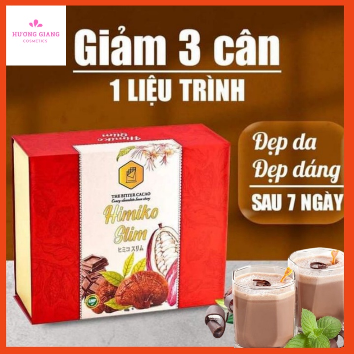 Cacao Giảm cân HIMIKO SLIM an toàn hiệu quả dễ uống hộp 20gói