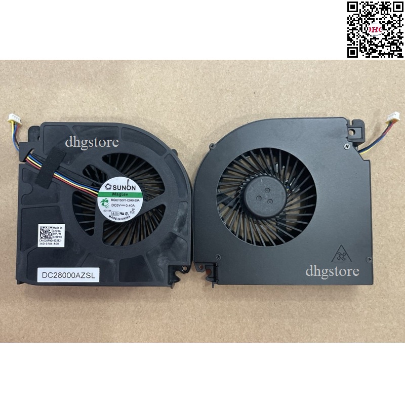 Fan quạt CPU-GPU laptop Dell Precision M6700 M5700.