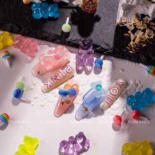Charm gấu trang trí móng-charm gấu nail sz to bán lẻ 1 con