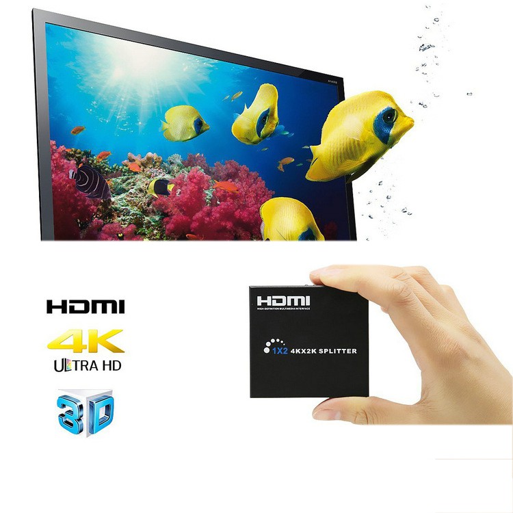 Bộ ghép tín hiệu HDMI 2.0 ra 2 tivi chuẩn 4K 2K