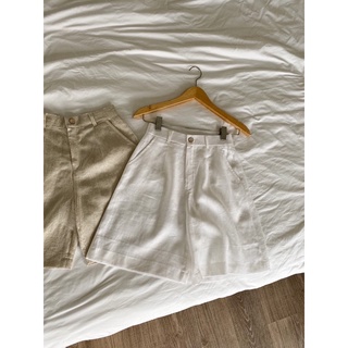 Shu shi - quần lửng linen premium cao cấp cúc gỗ