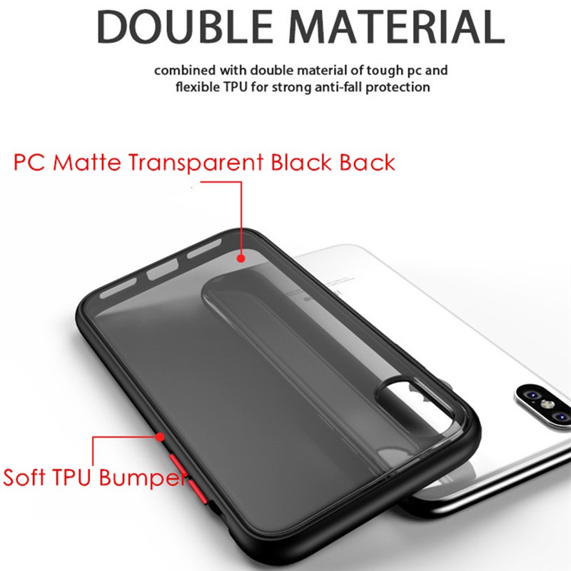 Ốp Điện Thoại Silicon TPU Trong Suốt Chống Sốc Cho iPhone 11 Pro XS Max X XR iPhone 7 8 Plus 6 6s Plus
