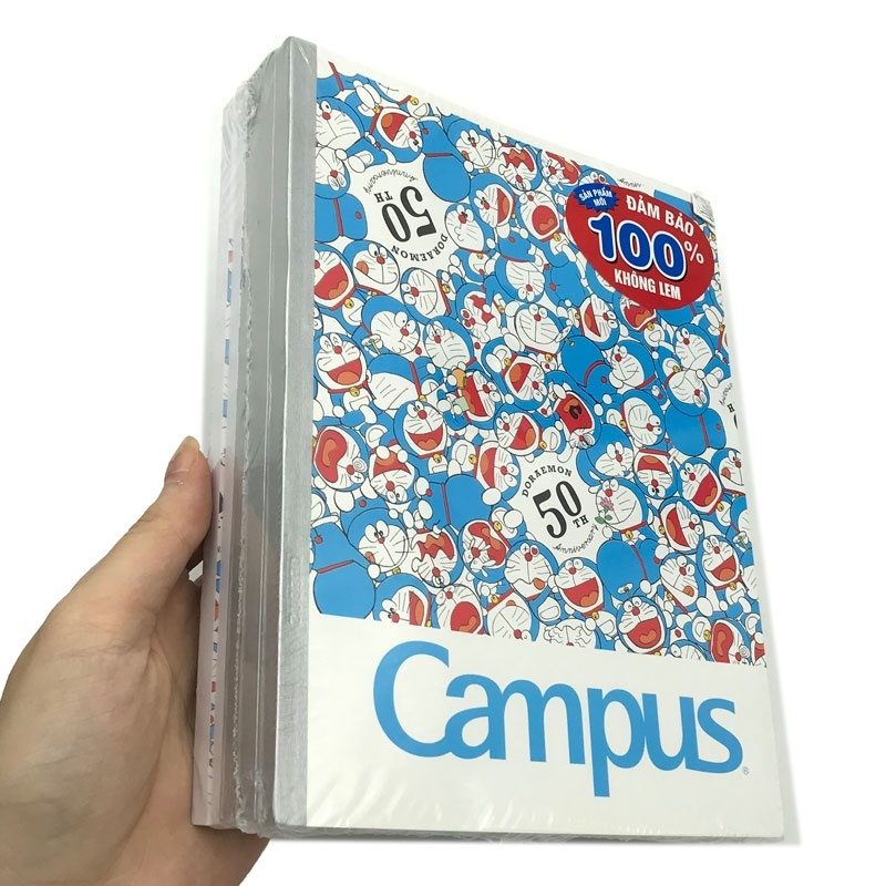 Vở Doraemon A5 4 Ô Ly 96 Trang ĐL 120g/m2 - Campus NB-AD5P96 (Mẫu Màu Giao Ngẫu Nhiên)