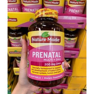Vitamin bầu Prenatal Multi dha 150vien Mỹ -mẫu mới [5/2021]