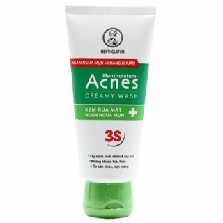 Kem rửa mặt Acnes kháng khuẩn và ngăn ngừa mụn 50g