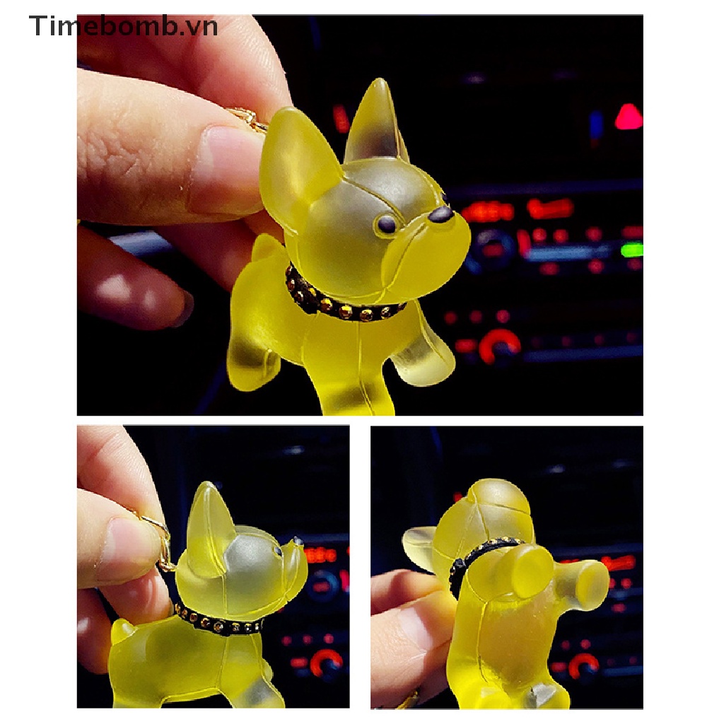 Móc Khóa Hình Chú Chó Bull Pháp Đáng Yêu