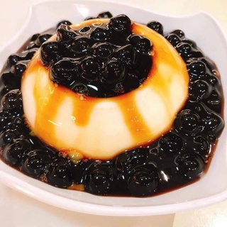 đậu hũ trân châu đường đen