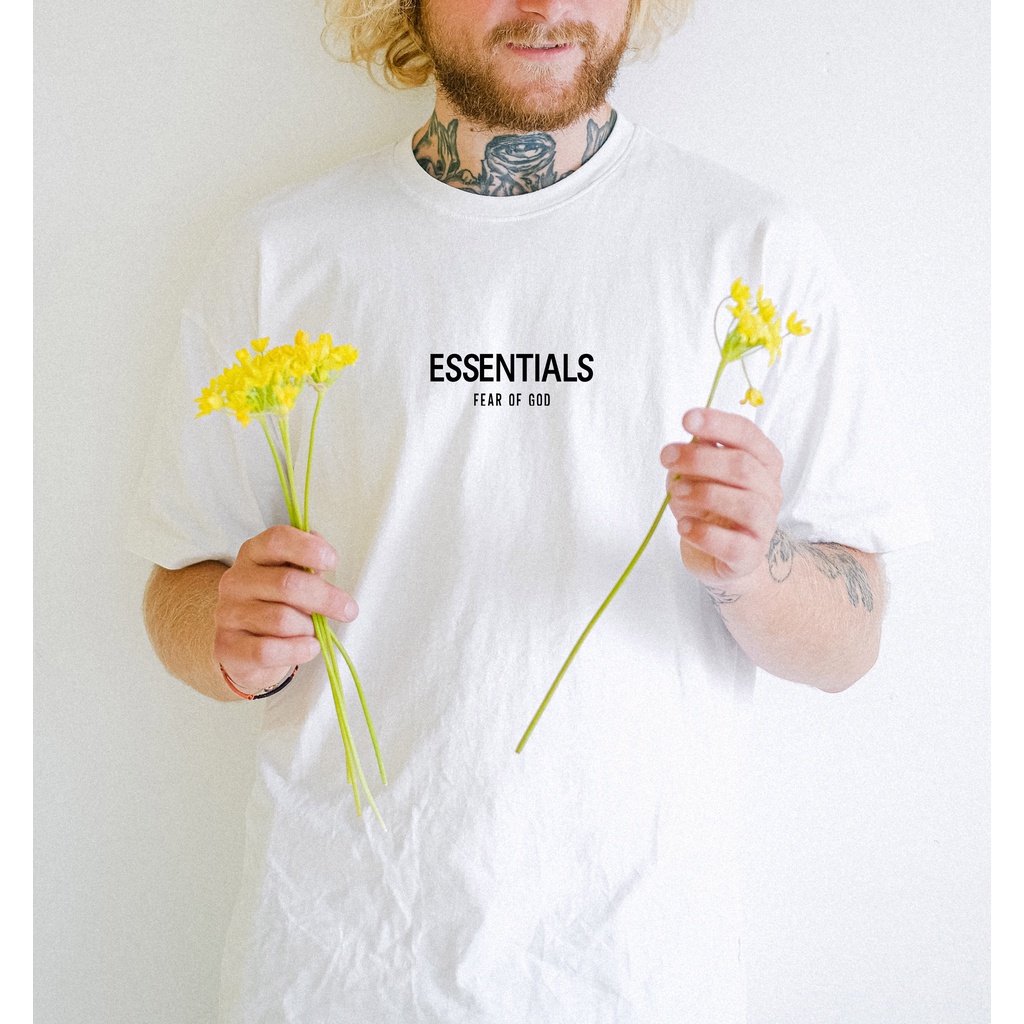Áo thun cổ tròn ESSENTIALS, áo phông tay lỡ nam nữ unisex, ZOEclothing
