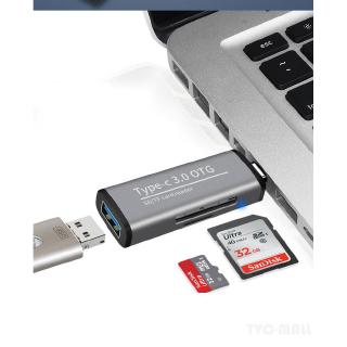 ADS-103 USB 3.0 TF SD Card Reader USB Type-C OTG Adapter