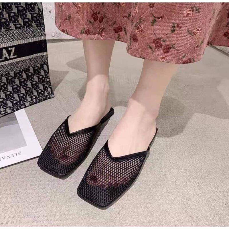 Giày bệt lưới thoáng khí