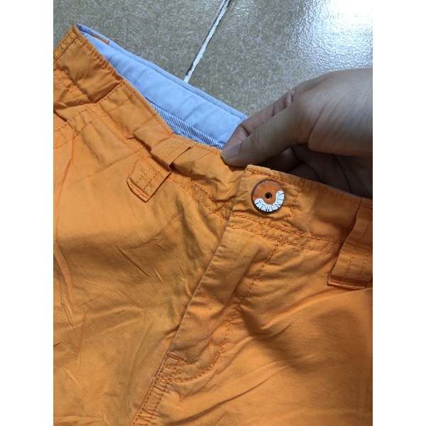 Size 29 quần short ngố đùi nam màu cam túi hộp mới ok 2hand