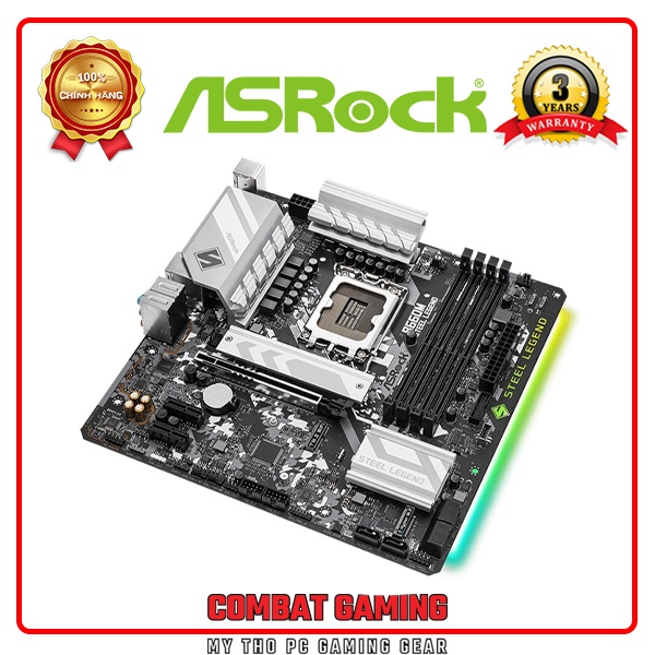 Bo mạch chủ Asrock B660M Steel Legend DDR4