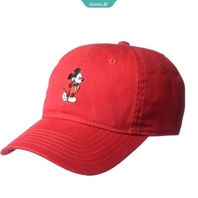 Mũ Lưỡi Trai Chất Liệu Cotton In Hình Chuột Mickey Phong Cách Hiphop Có Thể Điều Chỉnh Dành Cho Nam Nữ