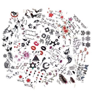 Combo 30 Tờ Hình Xăm Dán Tattoo Xăm Nước Tha Thu