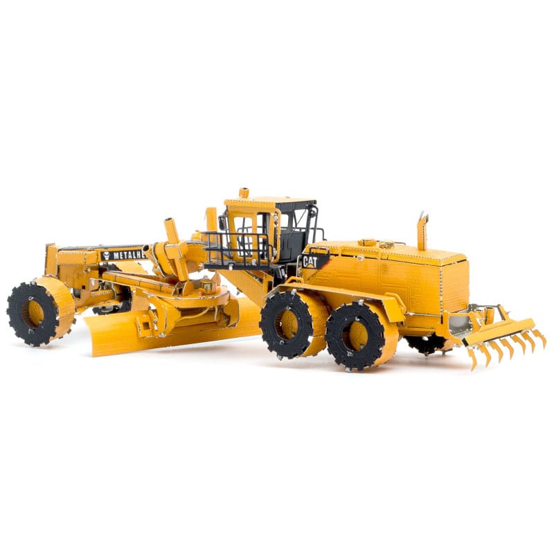 Mô Hình Kim Loại Lắp Ráp 3D Metal Head CAT Xe San Lấp Motor Grader