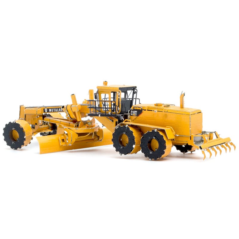 Mô Hình Kim Loại Lắp Ráp 3D Metal Head CAT Xe San Lấp Motor Grader [chưa ráp]