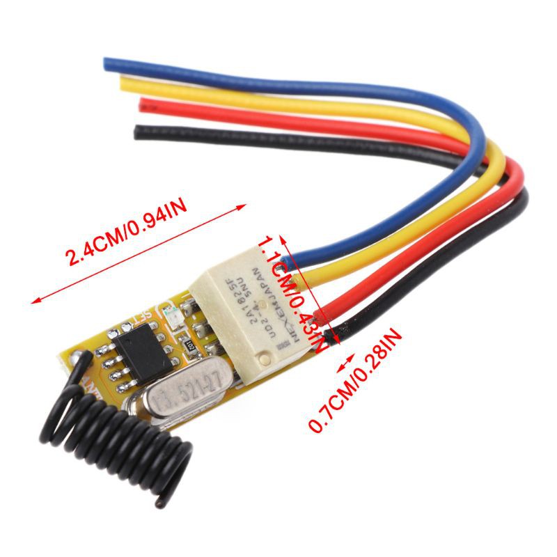 Công tắc điều khiển từ xa DC3.7v 4.2v 5v 6v 7.4v 8.4v 9v 12v chuyên nghiệp