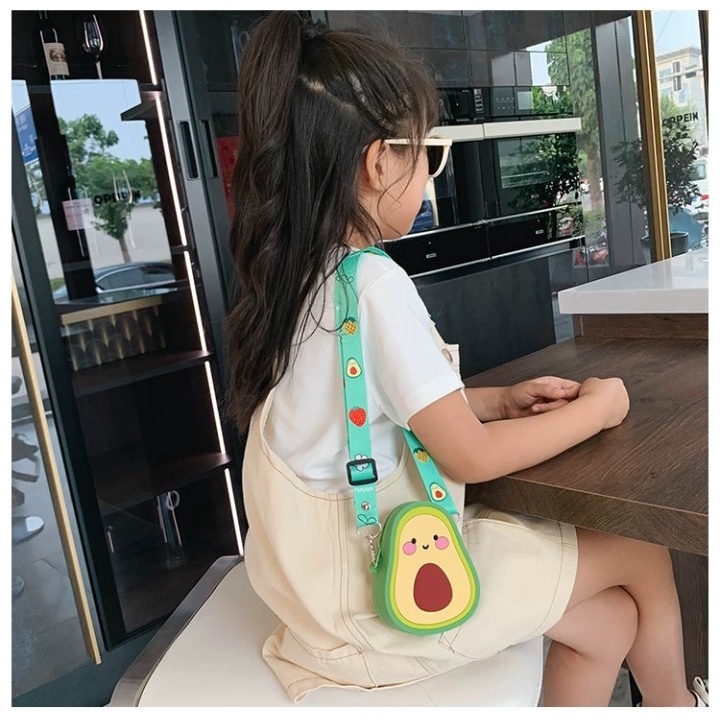 Túi Đeo Chéo SIlicon Hoa Quả Cho Bé