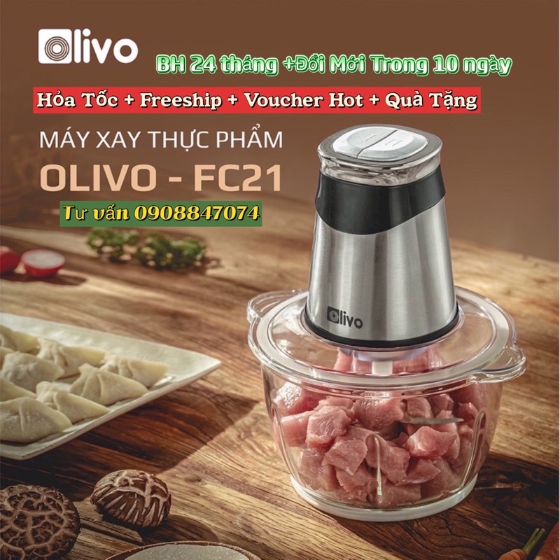Máy Xay Thực Phẩm Olivo FC21 🔥 Hàng Chính Hãng