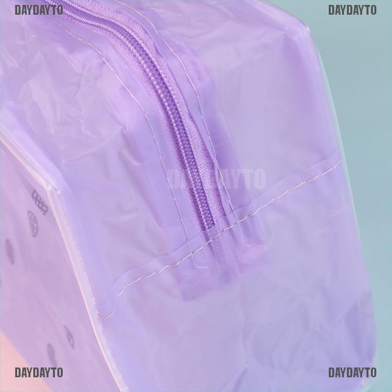 Túi nhựa trong PVC đựng đồ trang điểm/ vật dụng đi du lịch