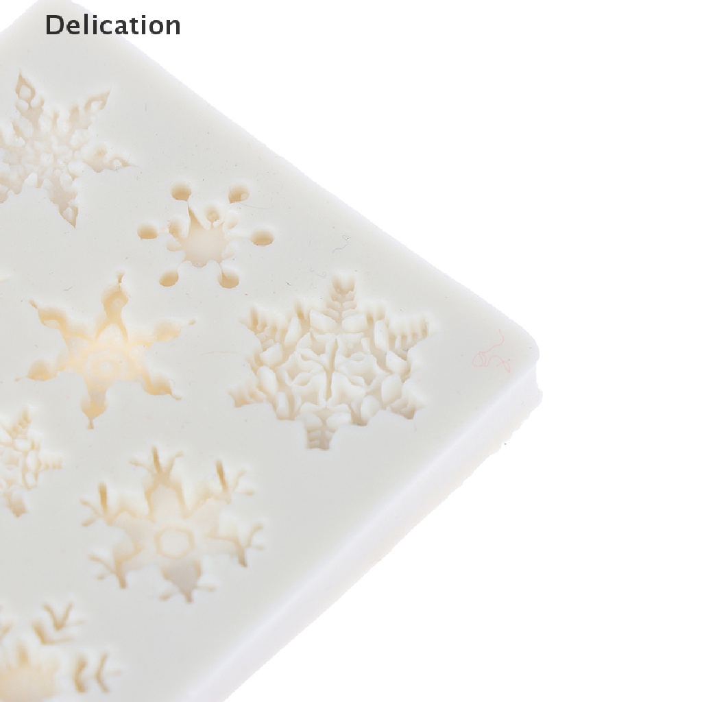 Khuôn Silicone Làm Bánh Hình Bông Tuyết