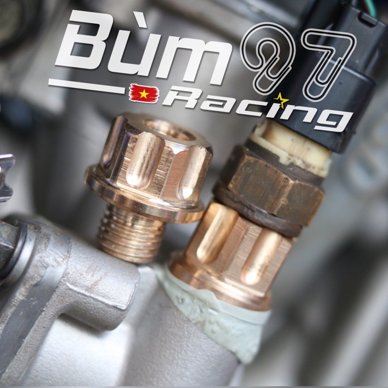 Ốc chuyển đổi cảm biến nước mát Ex 150 Gắn cho Ex 135