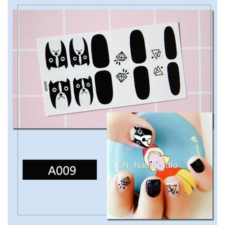 Set Sticker 14 miếng Dán Móng Tay 3D  A006-A010 SIÊU HOT
