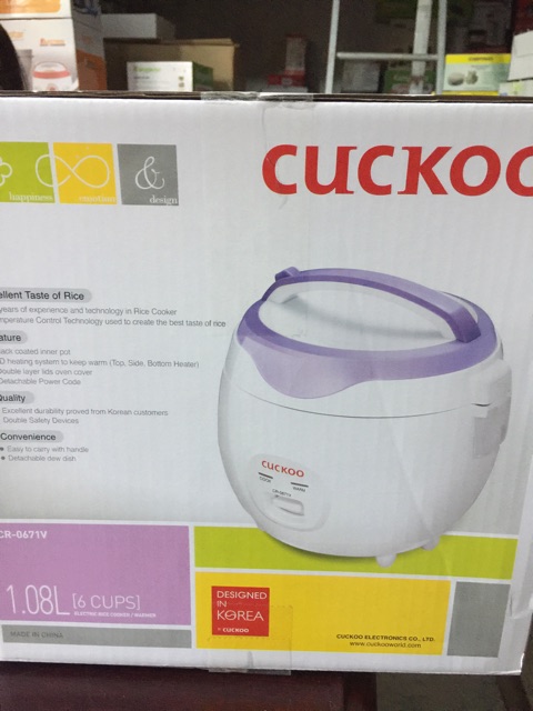 #Nồi_cơm_điện Cuckoo CR-0671