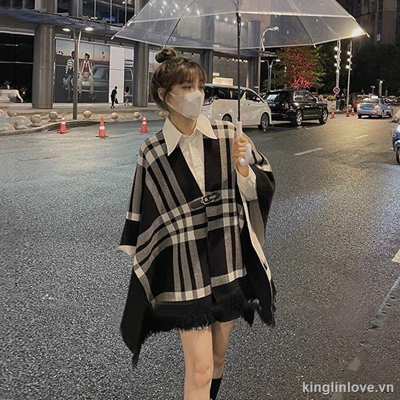 ✑Áo khoác cardigan hai mặt dáng rộng họa tiết kẻ sọc thời trang mới | BigBuy360 - bigbuy360.vn