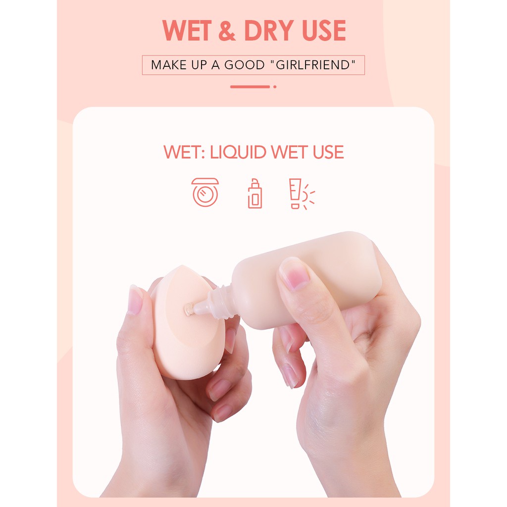 Mút Trang Điểm Mềm Mại Hình Quả Trứng / Giọt Nước