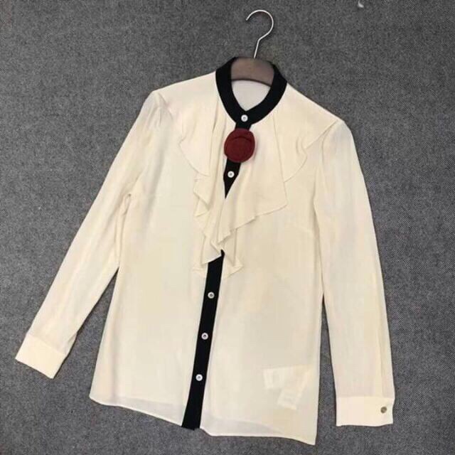 Sét Áo Sơ Mi Kèm Chân Váy [ TẶNG] tag /khăn lụa ❤️freeship ❤️ hàng đẹp