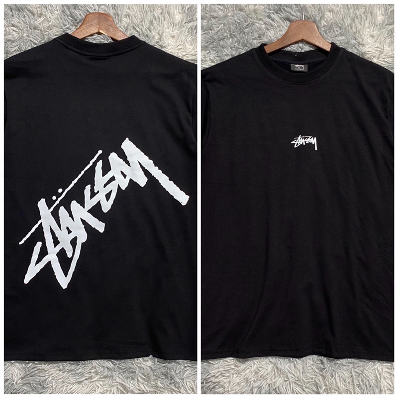 Áo thun tay lỡ stu.sy.tshirt phông Unisex nam nữ Cotton oversize form rộng HYPO