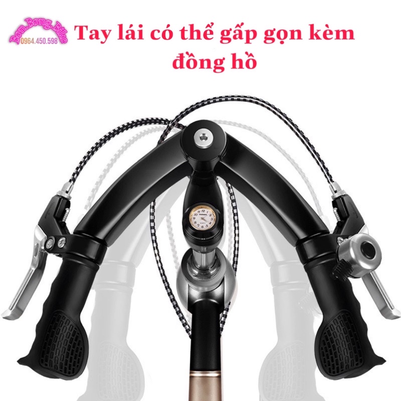 Xe đạp trẻ em Jianer S9 Khung Rút Vành Đúc Phanh Đĩa Tay Lái Gập 12-14-16inch ( Bé 2-8 tuổi )