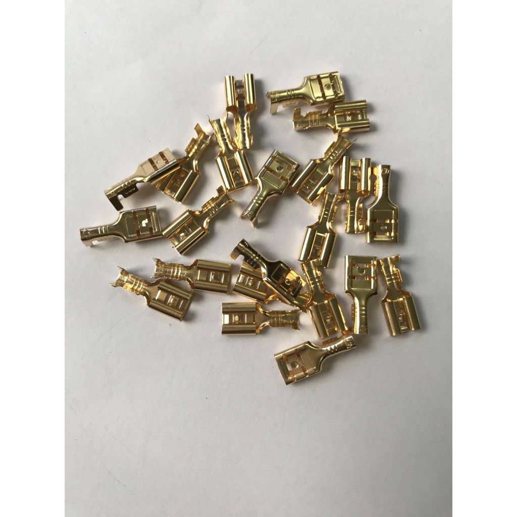 Đầu cos xe máy - ghim cắm Cos kèn, Cos Relay 6.3