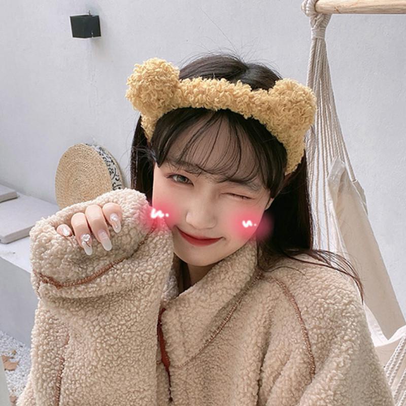 Bờm gấu, cài tóc dễ thương phong cách Hàn Quốc, Băng đô rửa mặt 2022