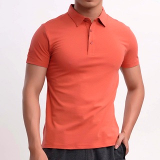 [SALE] Áo polo Aristino APS013S7 đỏ cam nhã nhặn, kiểu dáng thanh lịch