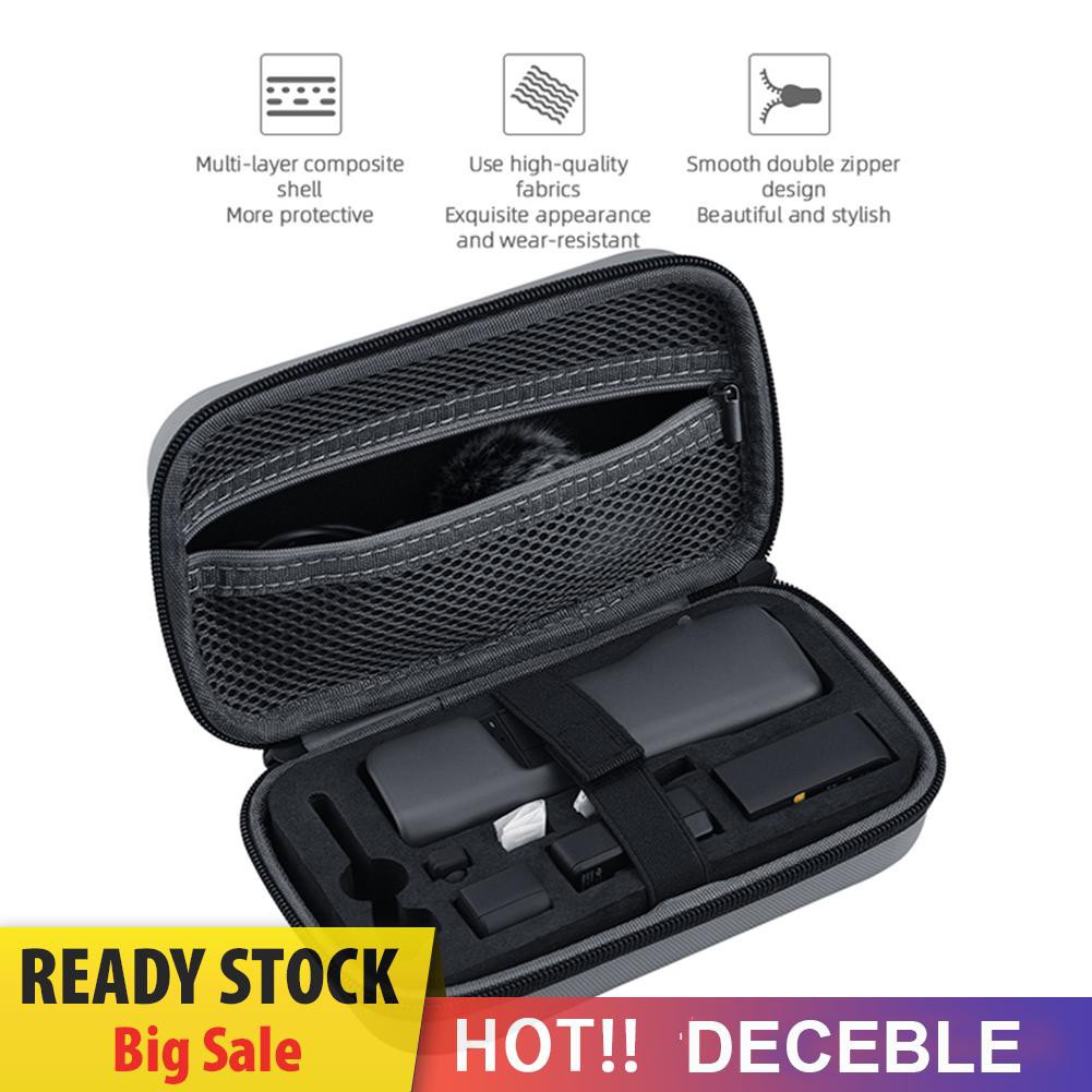 Deceble Hardshell EVA Portable Carrying Case Bag with Carabiner for DJI Pocket 2